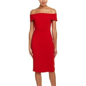 Issue New York red sheath dress sz L